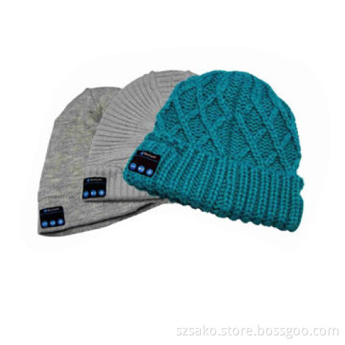Bluetooth Knitted Winter Hat, Wireless Music Playing for Outdoor Sport